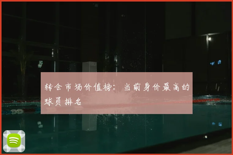 转会市场价值榜：当前身价最高的球员排名